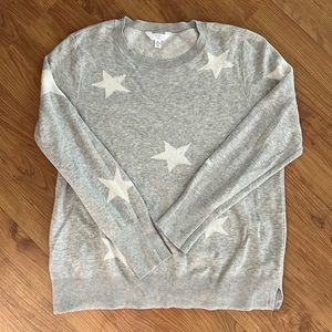 Grey Star Printed Sweater